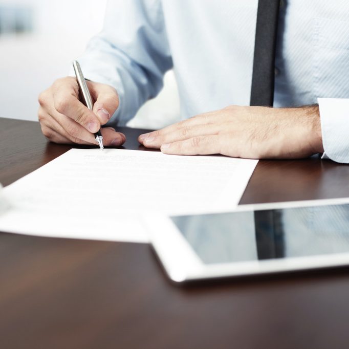 Legal Signing contract