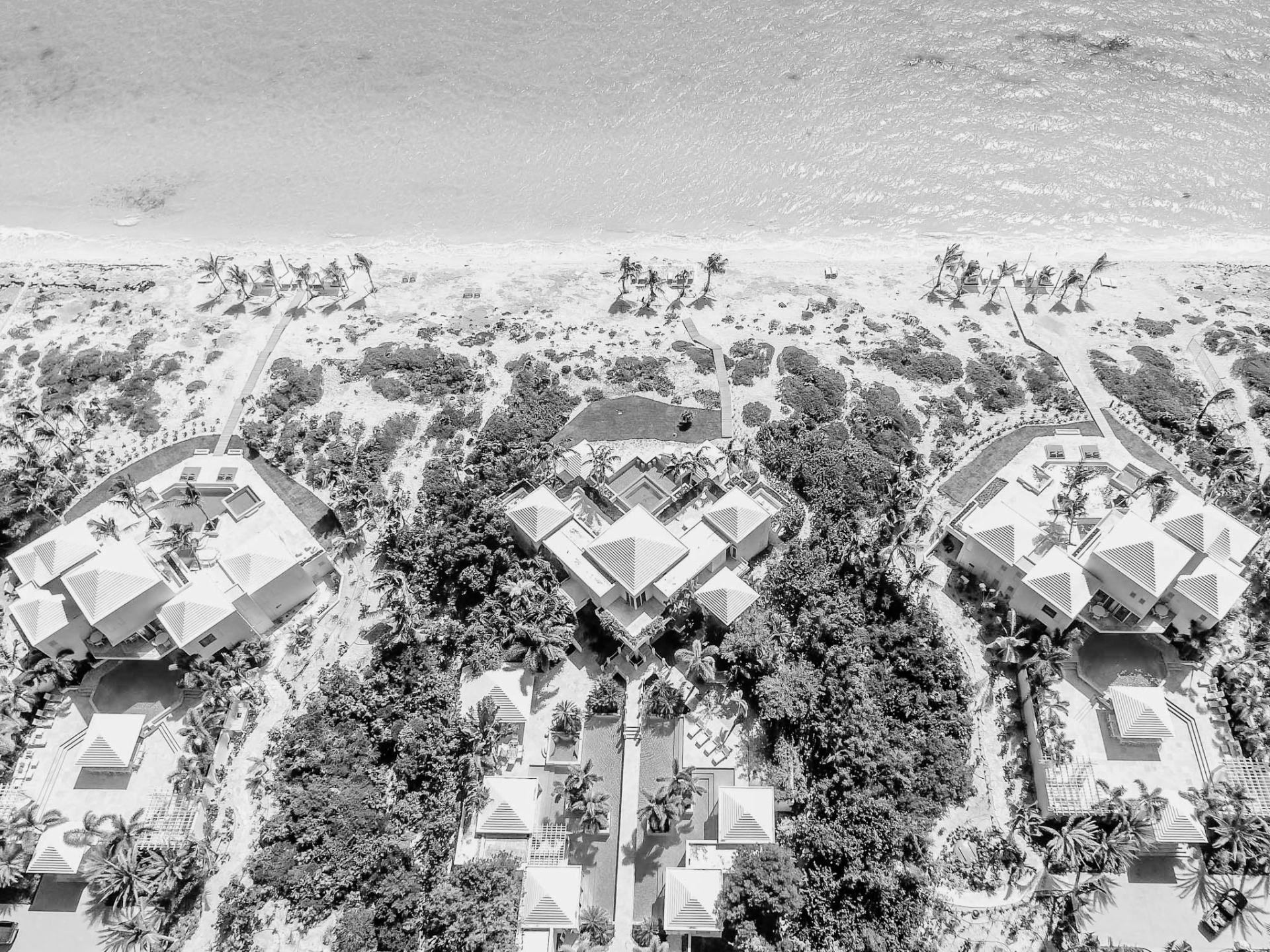 Three villas, one private estate. Turks and Caicos, 2019
