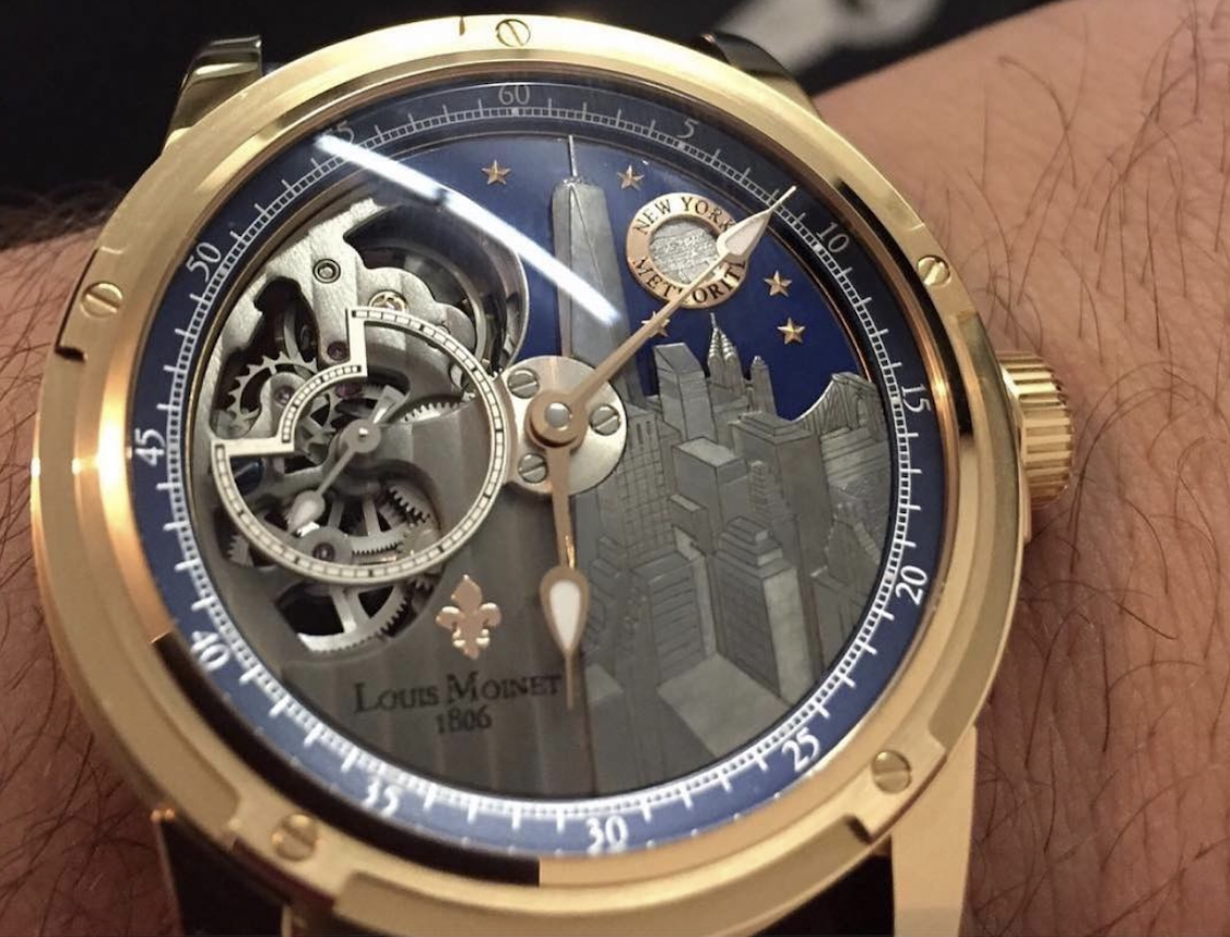 The Louis Moinet New York Mecanograph that began it all, 2016.
